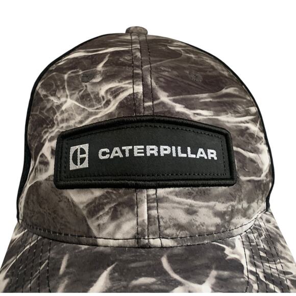CAT Caterpillar Adjustable Snapback Equipment Foam Mesh Trucker Hat Cap - Picture 9 of 11